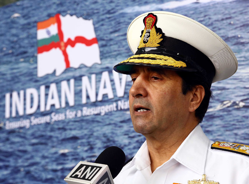 Chief of Naval Staff, Admiral R.K. Dhowan addressing the bi-annual Naval Commanders’ Conference,
