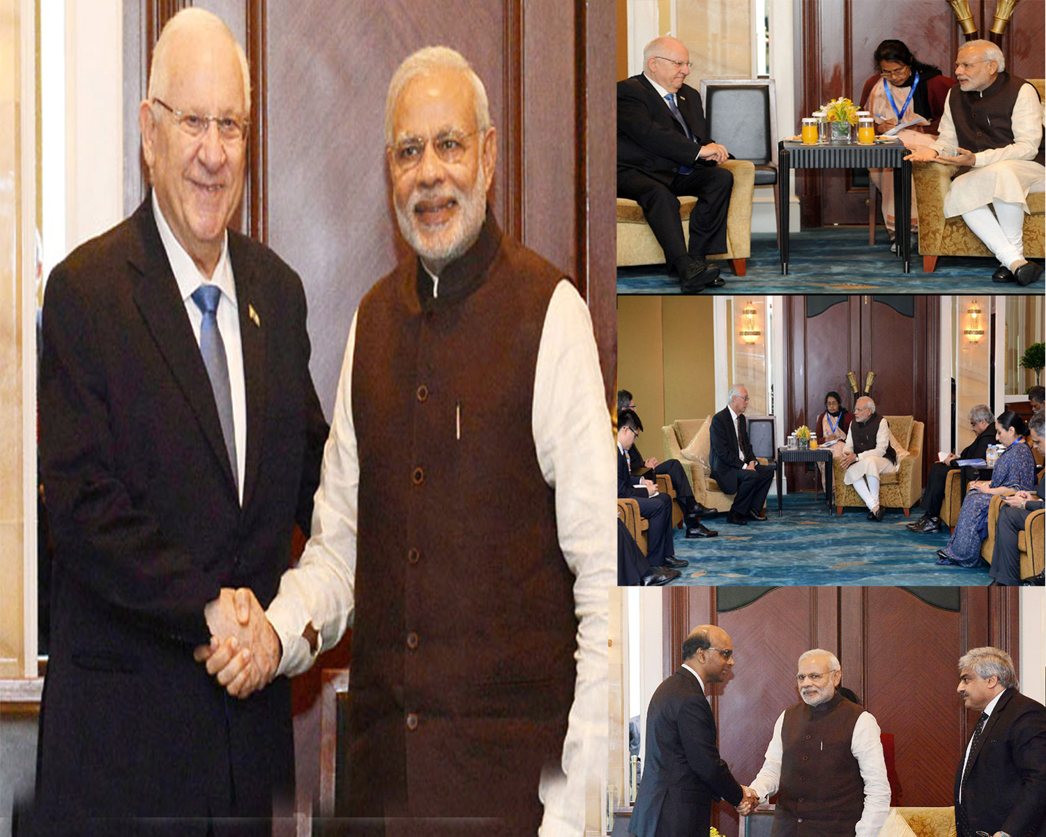 PM meets Deputy PM & Emeritus Senior Minister of Singapore,