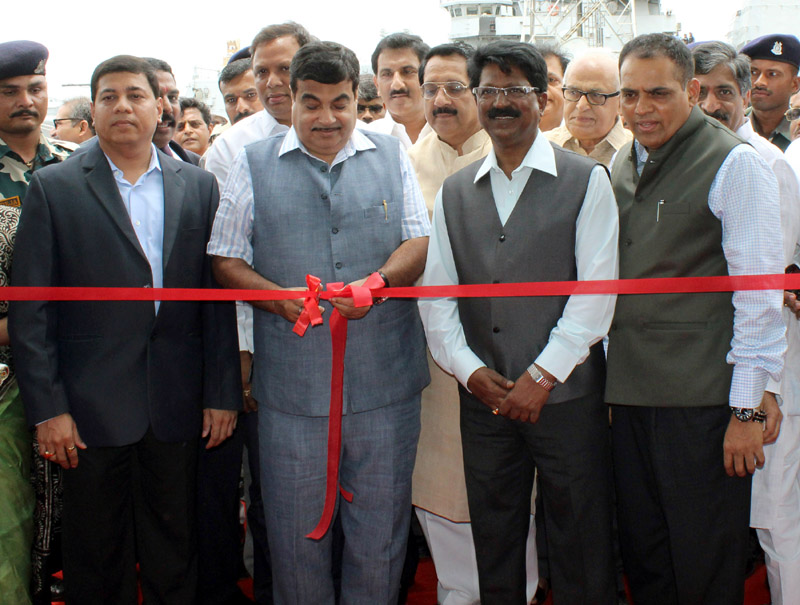 Nitin Gadkari inaugurating the India’s first, State-of-the-Art, Tier-I Oil Spill Response Centre